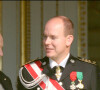 Mais c'est la mort du prince Rainier en 2005 qui a tout changé.
Le prince Rainier de Monaco et son héritier, le prince Albert - Fête Nationale monégasque 2003