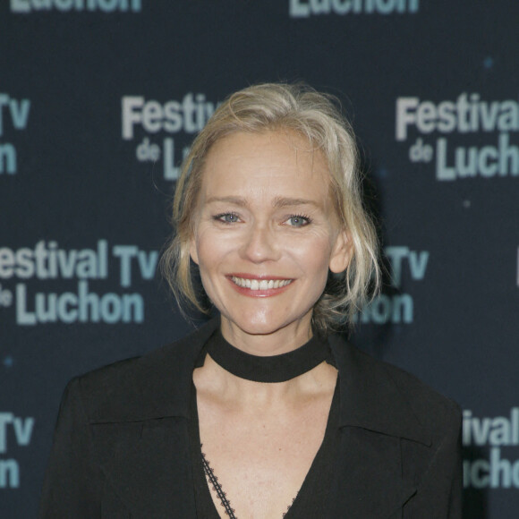 Claire Borotra pour Face à face sur France 3 - Photocall de la soirée de clôture et remise des prix de la 24ème édition du festival de Luchon au casino de Luchon le 12 février 2022. © Christophe Aubert via Bestimage 