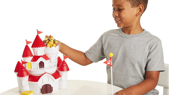 Affrontez l'effroyable Bowser avec ce jeu château de Peach Mario