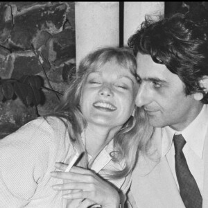 Arielle Dombasle et Jean-Pierre Rassam, en 1979 à Cannes