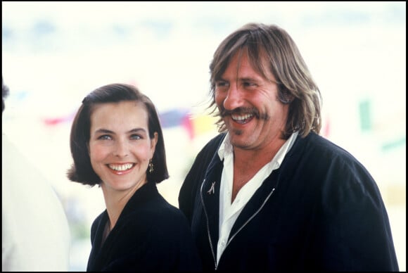 Gérard Depardieu et Carole Bouquet en 1989