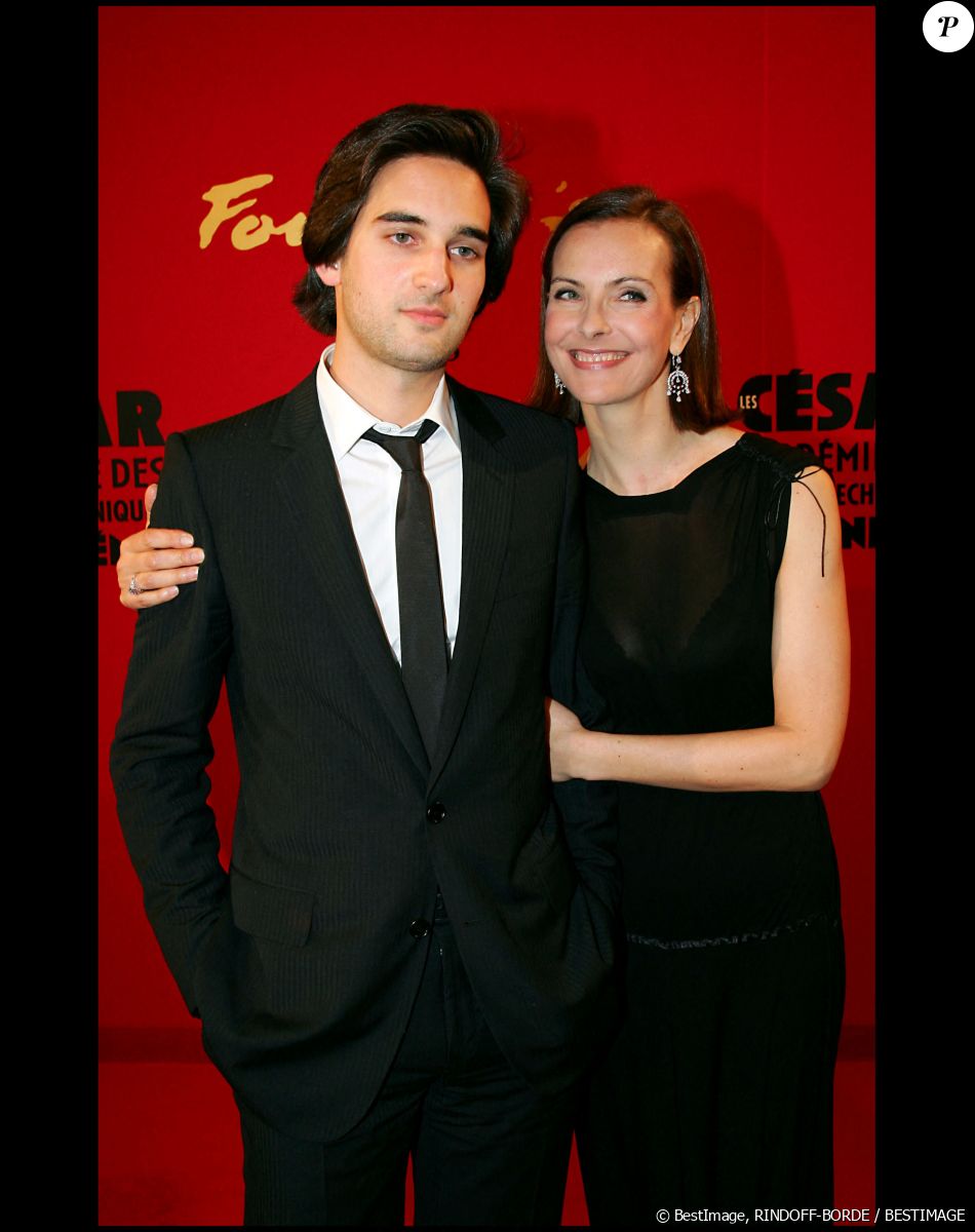 Carole Bouquet et Dimitri Rassam aux César