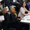 Sarah Ferguson, Geena Davis et Madeleine de Suède participaient le 22 février 2010 à une conférence des Nations Unies sur la représentation des femmes dans les médias