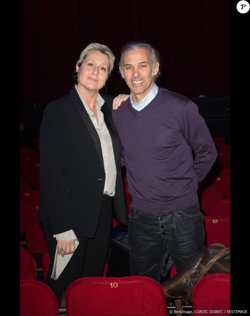 Luana et son mari Paul Belmondo lors de la représentation du spectacle "Alex Lutz" à l'Olympia à Paris, le 8 février 2018. © Guirec Coadic/Bestimage
