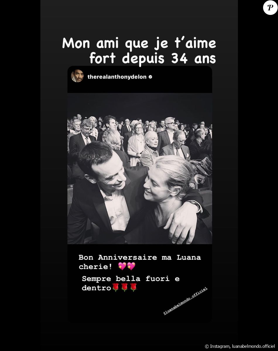 Luana Belmondo a rappelé le rôle clef joué par Anthony Delon.