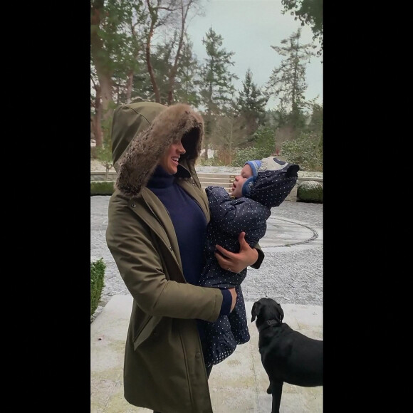 Le prince Harry, duc de Sussex et Meghan Markle, duchesse de Sussex, avec leurs enfants Archie et Lilibet. 