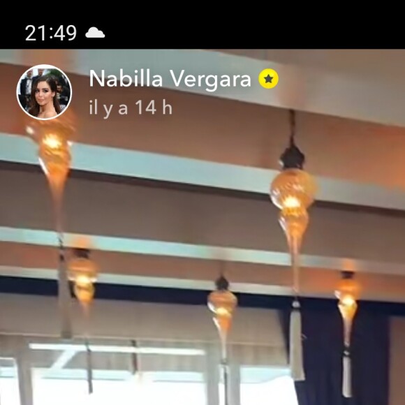Nabilla Benattia a partagé des images du grand salon