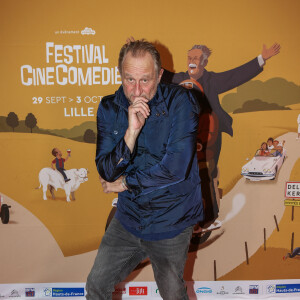 Exclusif - Benoît Poelvoorde lors du festival CineComédies à Lille, le 1er octobre 2021. © Stéphane Vansteenkiste/Bestimage 