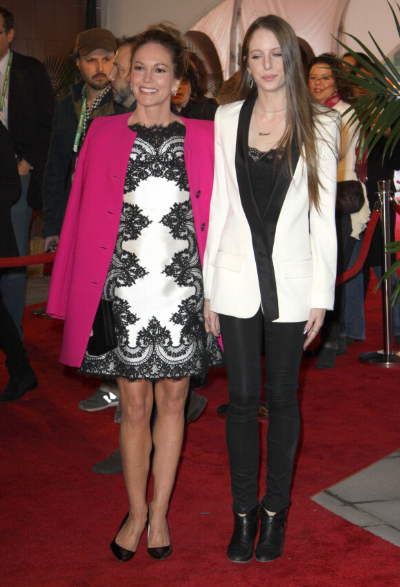 Diane Lane et sa fille Eleanor Jasmine Lambert (fille de Christophe Lambert) à la première de "Every Secret Thing" au Festival de Tribeca 2014 à New York.