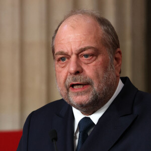 Eric Dupond-Moretti, garde des Sceaux, ministre de la Justice, s'est rendu à l'audience solennelle des auditeurs de justice de l'Ecole Nationale de la Magistrature (ENM), le 17 février 2023 à Palais de Justice de Bordeaux. La nouvelle promotion est historique avec 380 auditeurs de justice.© Jean-Marc Lhomer/Bestimage