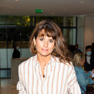 Faustine Bollaert lors du photocall dans le cadre de la conférence de presse de France Télévisions au Pavillon Gabriel à Paris, France, le 24 août 2021. © Pierre Perusseau/Bestimage