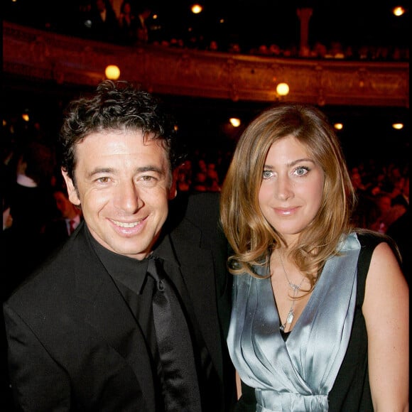 PATRICK BRUEL & SON EPOUSE AMANDA STHERS . CEREMONIE DES CESARS 2007 AU THATRE DU CHATELET . © Guillaume Gaffiot/Bestimage  