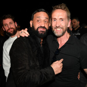 Cyril Hanouna et Philippe Caverivière - Les célébrités assistent au combat international de boxe poids lourd de 10 rounds opposant le français Tony Yoka au français d'origine camerounaise Carlos Takam au Zénith de Paris, France, le 11 mars 2023. © Veeren/Bestimage