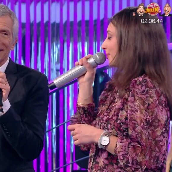 Dans un entretien à Télé-Loisirs ce vendredi, elle s'est confié sur ses absences au travail à cause des tournages
"N'oubliez pas les paroles" sur France 2, émission du vendredi 31 mars 2023.