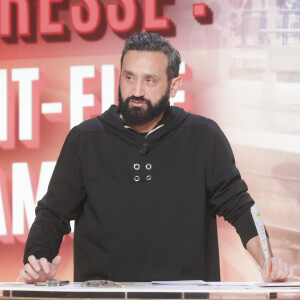 Exclusif - Cyril Hanouna - Sur le plateau de l'émission TPMP (Touche Pas à Mon Poste) présentée en direct par C.Hanouna et diffusée sur C8 - Paris le 23/01/2023 - © Jack Tribeca / Bestimage