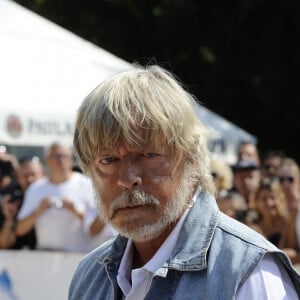 Le chanteur Renaud - Tournoi de pétanque Grand Prix des Personnalités d 'Isle sur la Sorgue dans le Vaucluse (84) le 24 juin 2017. © Eric Etten / Bestimage