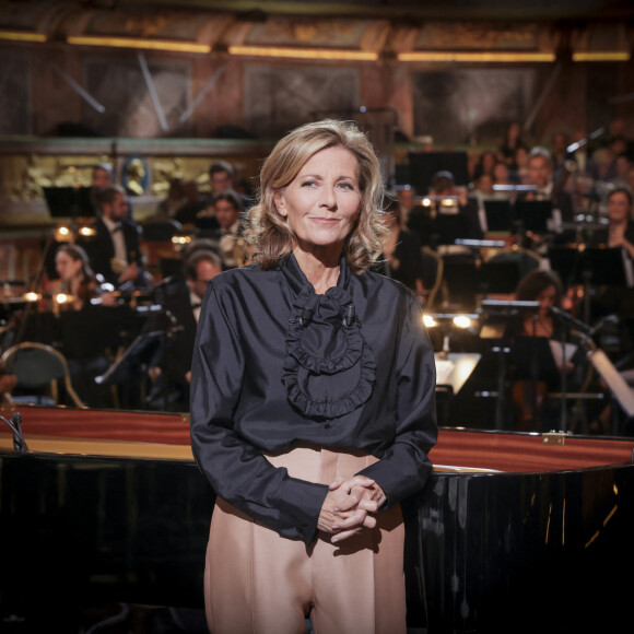 Exclusif - Claire Chazal - Enregistrement de l'émission "Le Grand Echiquier, le printemps à Versailles". © Jack Tribeca / Bestimage