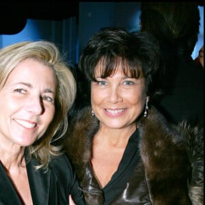 CLAIRE CHAZAL ET ANNE SINCLAIR - PEOPLE AU DEFILE DIOR - COLLECTION HAUTE COUTURE PRINTEMPS ETE 2007  PEOPLE ATTENDING DIOR FASHION SHOW - COLLECTION HAUTE COUTURE SPRING SUMMER 2007 