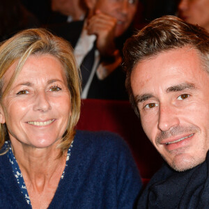 Semi-exclusif - Claire Chazal et Nicolas Escoulan - Générale de la pièce "Ramsès II" au théâtre des Bouffes-Parisiens à Paris le 23 octobre 2017. © Coadic Guirec/Bestimage 