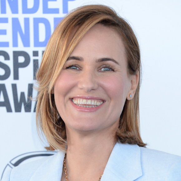 Judith Godrèche lors du photocall de la soirée de la 35e édition des Film Independant Spirit Awards à Los Angeles le 8 février 2020.