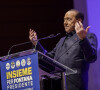 Il se trouverait, selon plusieurs médias locaux dans un "état stable".
Silvio Berlusconi lors d'un meeting du parti Forza Italia à Milan, le 7 février 2023.