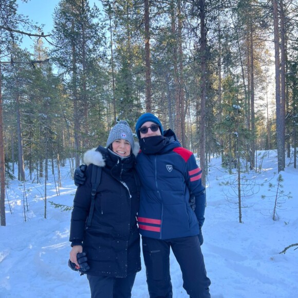 Estelle Denis est en vacances en Finlande avec son fils Merlin. @ Instagram / Estelle Denis