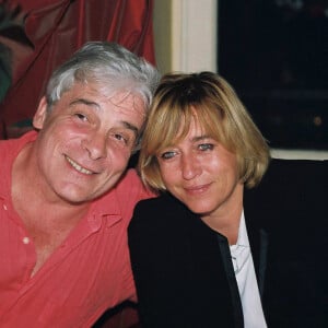 Jacques Weber avec sa femme Christine pour son anniversaire au Club Etoile à Paris.