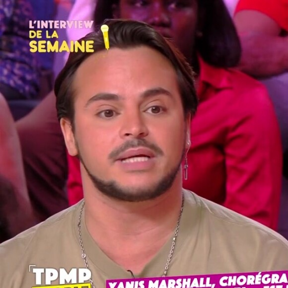 Yanis Marshall a eu la chance de danser avec Céline Dion
Yanis Marshall dans TPMP People, ce samedi 8 avril 2023 sur C8. 
© C8 / TPMP