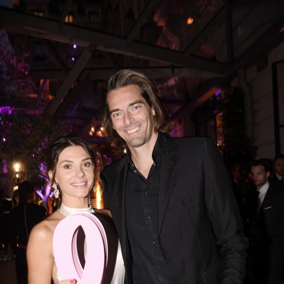 Exclusif - Camille Lacourt et sa compagne Alice Detollenaere - Hotel Peninsula poursuit son engagement dans la lutte contre le cancer du sein à l'occasion de la campagne annuelle mondiale Octobre Rose avec la soirée de gala au profit de l'association "Europa Donna France".