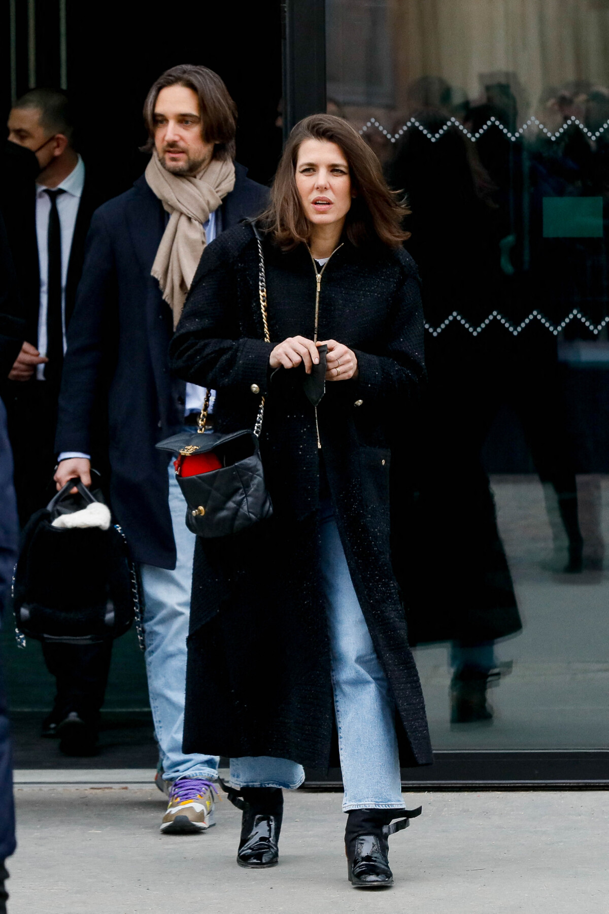 Photo : Charlotte Casiraghi et son mari Dimitri Rassam à la sortie du ...