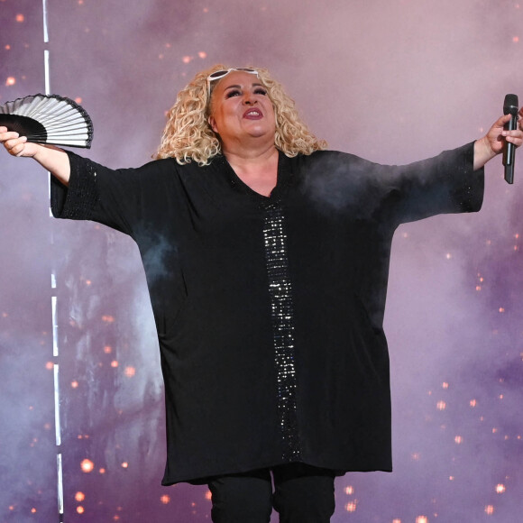 L'animateur mènera à bien son émission grâce à l'aide de Marianne James.
Exclusif - Marianne James - Enregistrement de l'émission "Le Big Show", présentée par Jarry et diffusée le 11 avril sur France 2 © Coadic Guirec / Bestimage