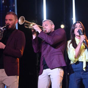 Exclusif - Jenifer Bartoli - Enregistrement de l'émission "Le Big Show", présentée par Jarry et diffusée le 11 avril sur France 2 © Coadic Guirec / Bestimage