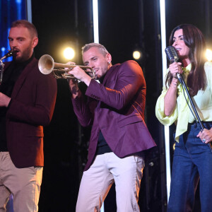 Exclusif - Jenifer Bartoli - Enregistrement de l'émission "Le Big Show", présentée par Jarry et diffusée le 11 avril sur France 2 © Coadic Guirec / Bestimage