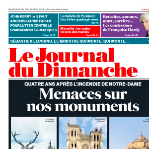 Couverture du JDD du dimanche 9 avril 2023