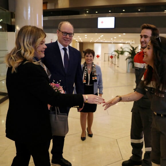 La jeune femme accompagne son oncle, Albert de Monaco, dans une grande partie de ses engagements.
Exclusif - Le prince Albert II de Monaco et Camille Gottlieb lors de la remise des diplômes de la Croix Rouge monégasque à l'auditorium Rainier III à Monaco le 4 avril 2023. © Jean-François Ottonello / Nice Matin / Bestimage 