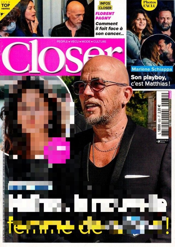 Couverture du magazine "Closer", numéro du 7 avril 2023.