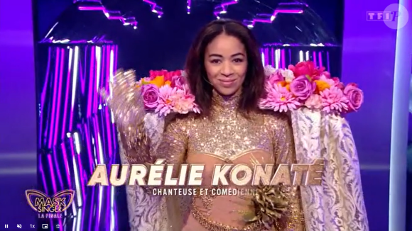 Aurélie Konaté était la Biche dans "Mask Singer"