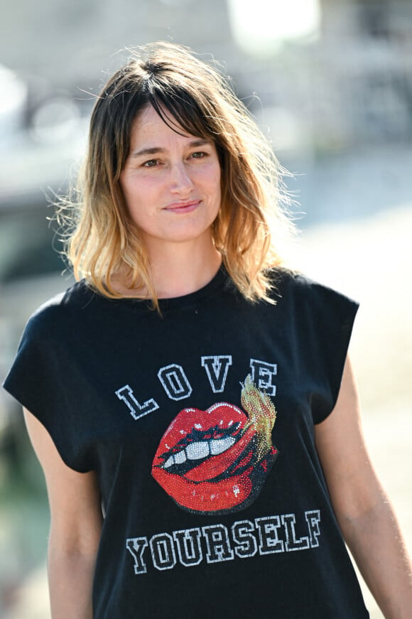 Marie Gillain - Photocall lors du Festival de la Fiction de La Rochelle. Le 16 septembre 2021