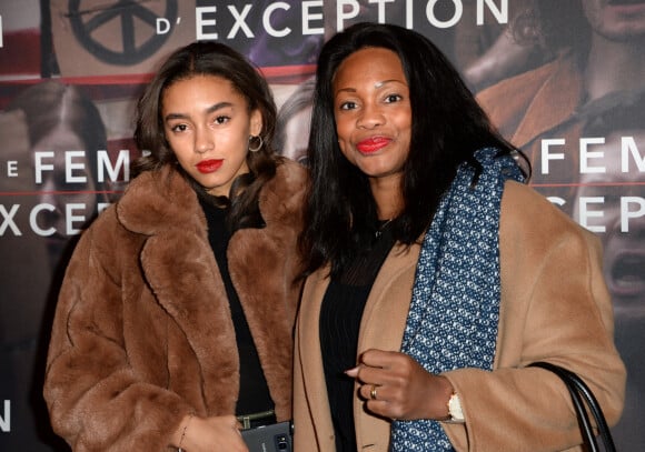 Laura Flessel-Colovic et sa fille Leïlou - Avant-première du film "Une femme d'Exception" au cinéma Gaumont Opéra Capucines à Paris, le 4 décembre 2018. © Veeren/Bestimage