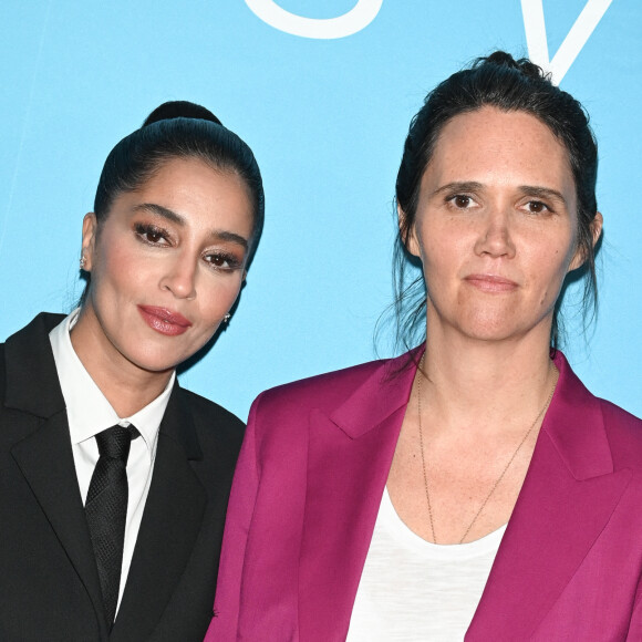 Leïla Bekhti et Jeanne Herry lors de l'avant-première du film Je verrai toujours vos visages au cinéma UGC Normandie à Paris le 14 mars 2023. © Coadic Guirec / Bestimage