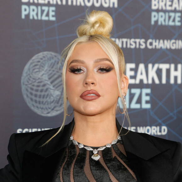 Christina Aguilera - Photocall du Prix Breakthrough 2023 à l'Academy Museum of Motion Pictures de Los Angeles le 15 avril 2023. 