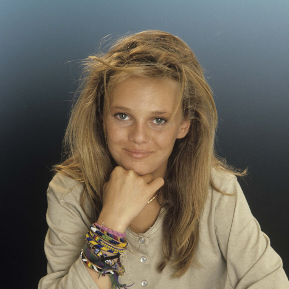 Vanessa Paradis en rendez-vous en juillet 1987 à Paris. © Michel Marizy via Bestimage