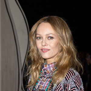 Vanessa Paradis - Front Row au deuxième défilé de mode Haute-Couture Chanel au Grand Palais Éphémère lors de la Fashion Week Printemps-été 2023 de Paris, France, le 24 janvier 2023. © Olivier Borde/Bestimage 