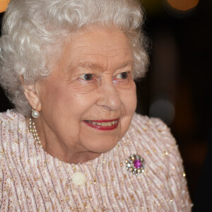 La reine Elisabeth II d'Angleterre lors de la remise de prix Chatham House Prize 2019 à Londres le 20 novembre 2019. 
