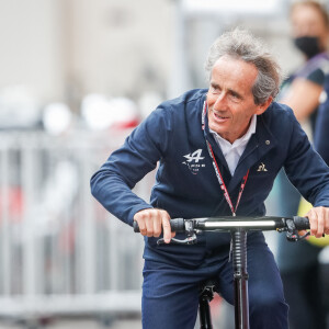 Alain Prost - Essais du Grand Prix de Monaco le 22 mai 2021.