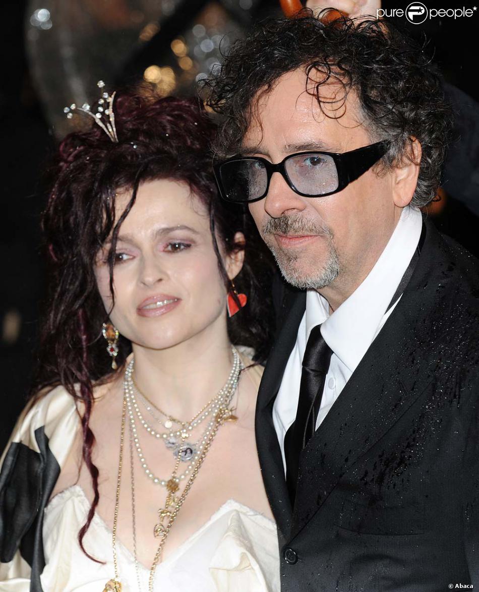Helena Bonham Carter Et Tim Burton A L Avant Premiere D Alice Au Pays Des Merveilles A Londres Le 25 Fevrier 10 Purepeople