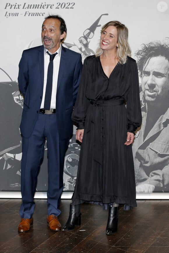 Eric Metayer et Andréa Bescond - Photocall de la cérémonie de clôture de la 14ème Edition du festival du cinéma Lumière Film Festival à Lyon. Le 21 octobre 2022 © Pascal Fayolle / Bestimage 