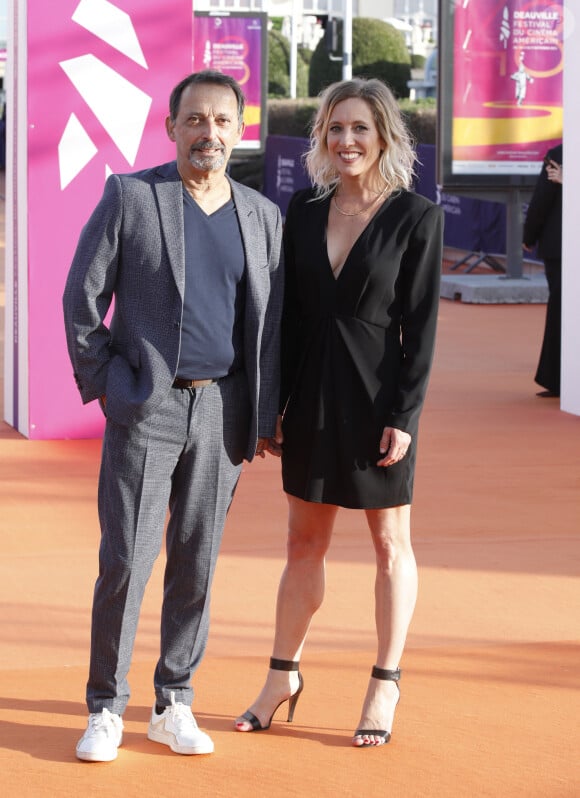 Eric Métayer et Andrea Bescond - Arrivées à la cérémonie de clôture de la 48ème édition du festival du film américain de Deauville le 10 septembre 2022. © Denis Guignebourg / Bestimage 