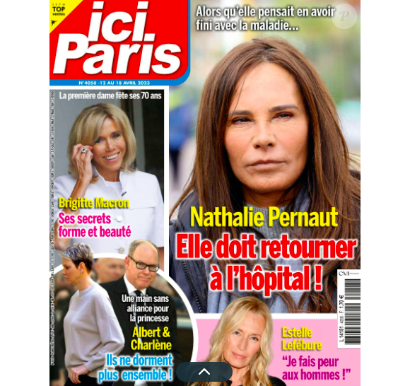 Couverture du magazine Ici Paris, publié le 12 avril 2023.