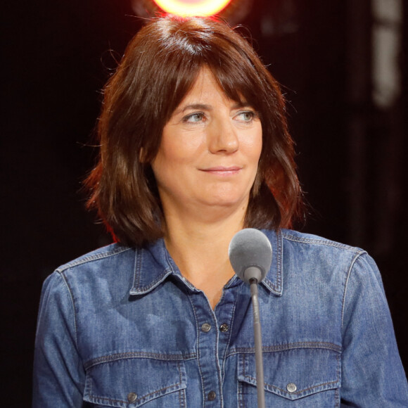 L'atmosphère était pesante ce jeudi sur le plateau d'"Estelle Midi", sur RMC. 
Estelle Denis - Conférence de presse de rentrée de RMC / RMC Sport à l'Altice Campus à Paris, France. © Christophe Clovis / Bestimage